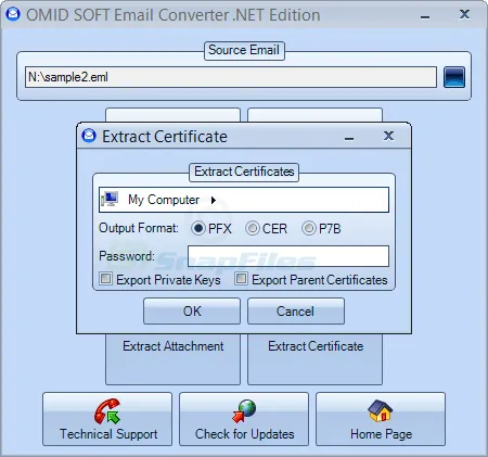 OmidSoft Email Converter Ekran görüntüsü 2