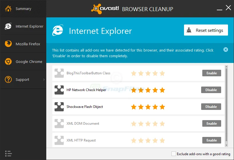 Avast Browser Cleanup Tool Ekran görüntüsü 2