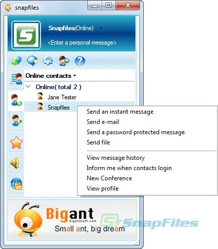 BigAnt Office Messenger Ekran görüntüsü 1