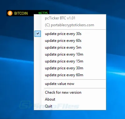 BITCOIN ticker Ekran görüntüsü 2