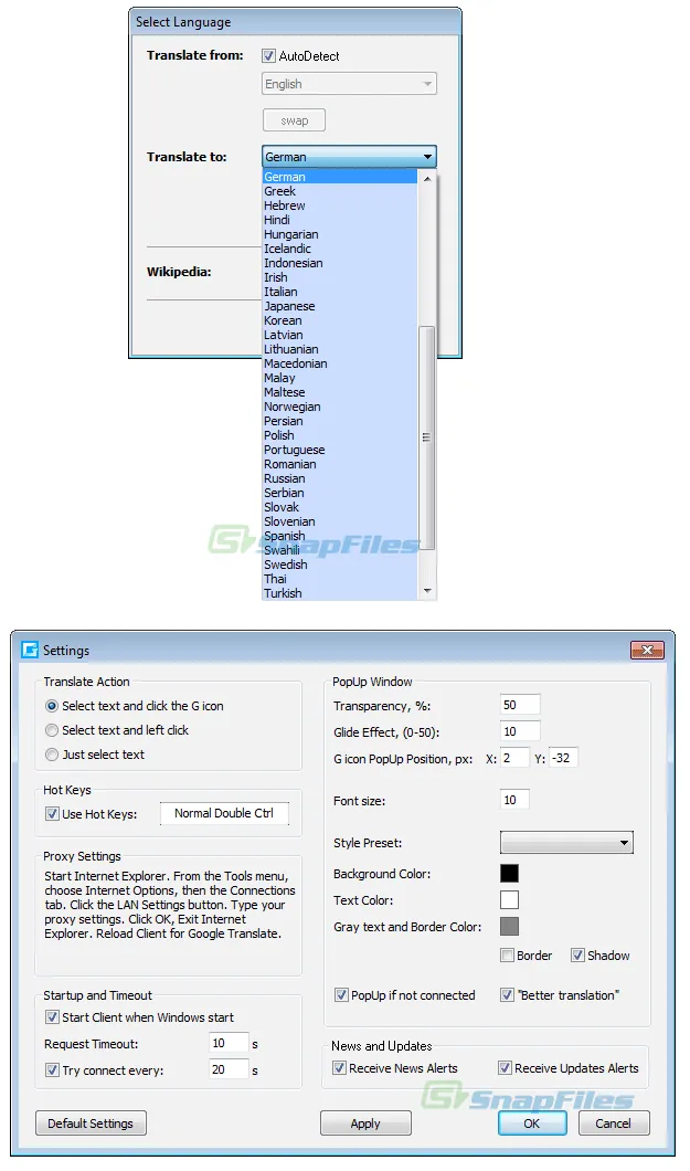 Client for Google Translate Ekran görüntüsü 2