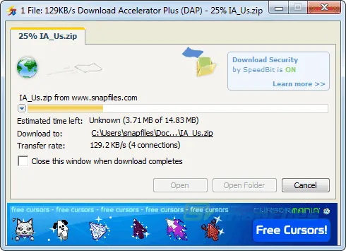 Download Accelerator Plus Ekran görüntüsü 2