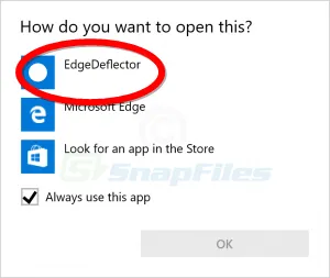 EdgeDeflector Ekran görüntüsü 1