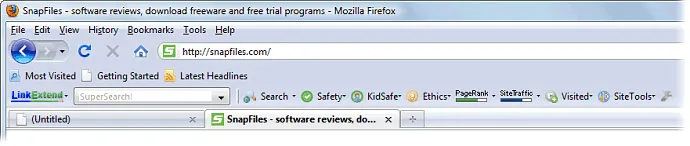 LinkExtend for Firefox Ekran görüntüsü 1