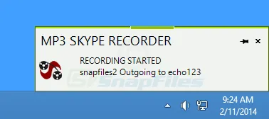 MP3 Skype Recorder Ekran görüntüsü 2