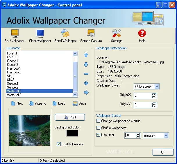 Adolix Wallpaper Changer Ekran görüntüsü 1