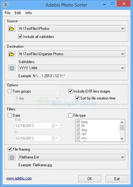 Adebis Photo Sorter Ekran görüntüsü 1