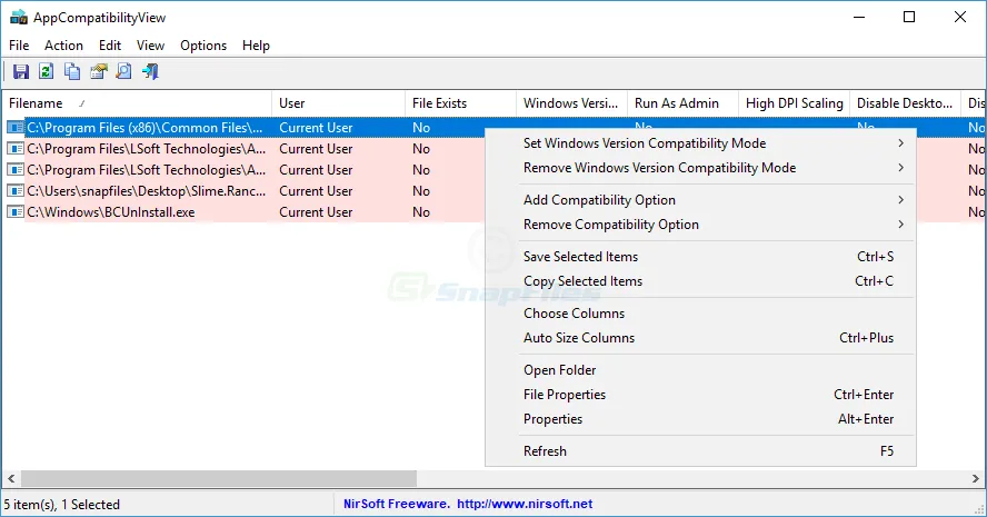 AppCompatibilityView Ekran görüntüsü 1