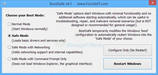 BootSafe Ekran görüntüsü 1