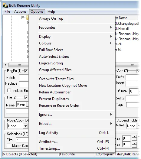 Bulk Rename Utility Ekran görüntüsü 2