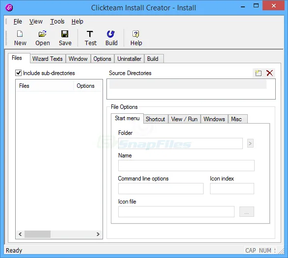 Clickteam Install Creator Ekran görüntüsü 1