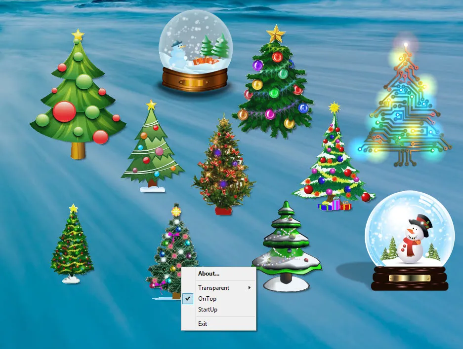 Desktop Christmas Trees Ekran görüntüsü 1