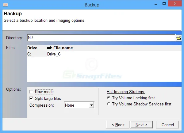 DriveImage XML (Private Edition) Ekran görüntüsü 2