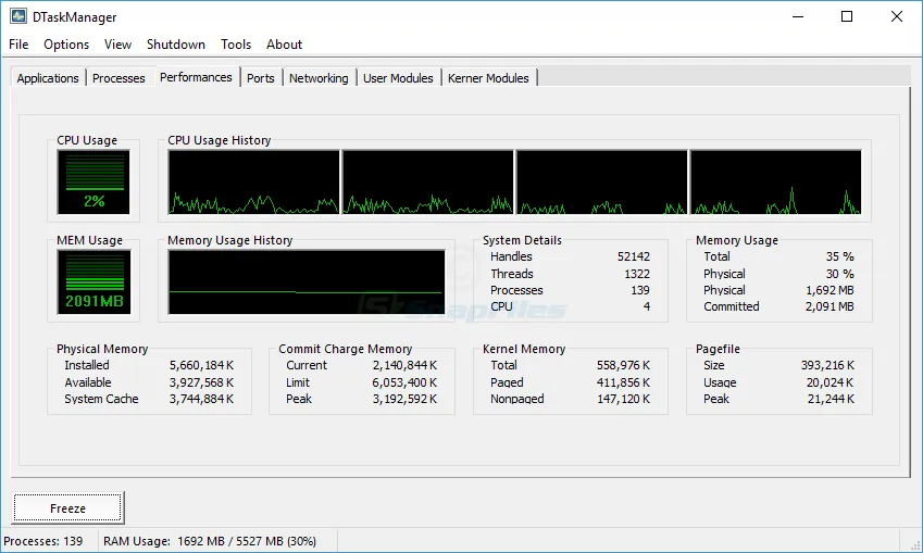 DTaskManager Ekran görüntüsü 2