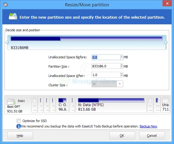 EaseUS Partition Master Ekran görüntüsü 2