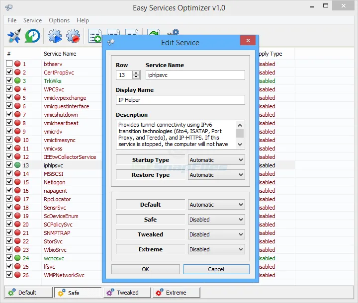 Easy Service Optimizer Ekran görüntüsü 2