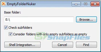 Empty Folder Nuker Ekran görüntüsü 2