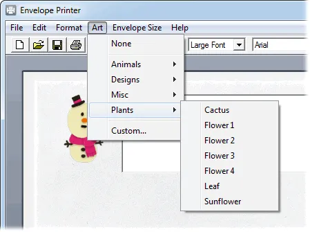 Envelope Printer Lite Ekran görüntüsü 2