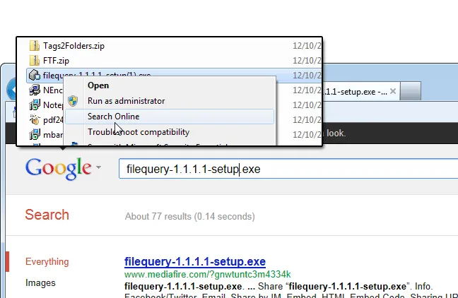 FileQuery Ekran görüntüsü 1