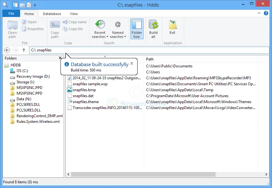 Hddb File Search Ekran görüntüsü 2