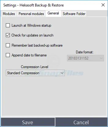 Hekasoft Backup & Restore Ekran görüntüsü 2