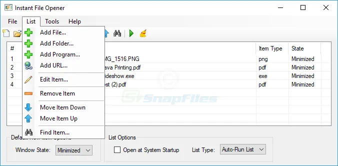 Instant File Opener Ekran görüntüsü 2