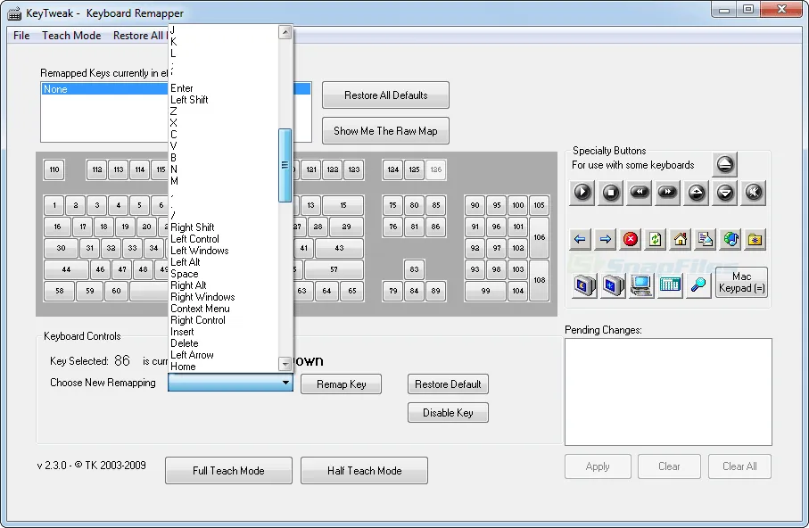 KeyTweak Ekran görüntüsü 2