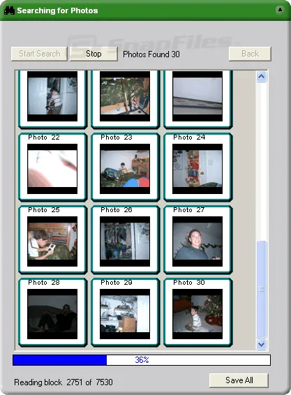 MjM Photo Recovery Ekran görüntüsü 2