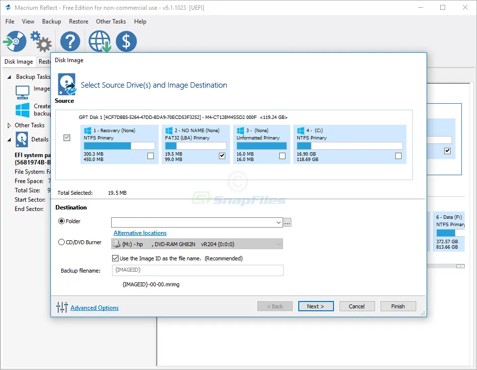 Macrium Reflect (Free Edition) Ekran görüntüsü 2