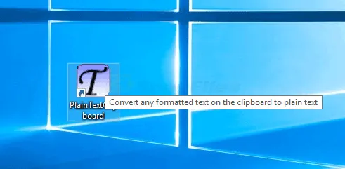 Plain Text Clipboard Ekran görüntüsü 1