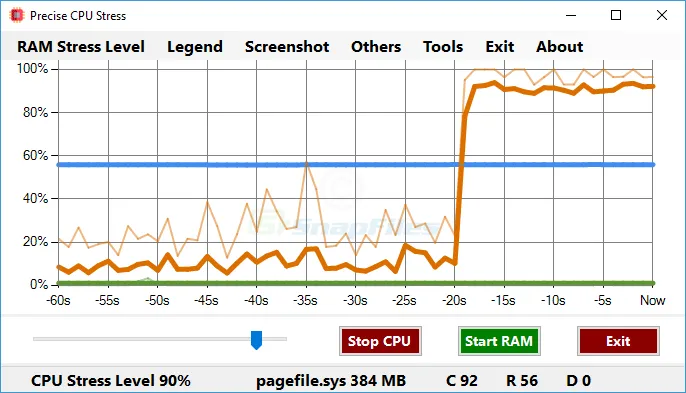 Precise CPU Stress Ekran görüntüsü 1