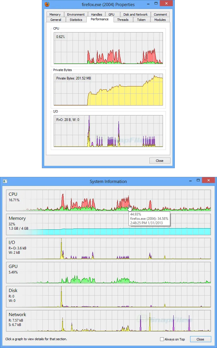 Process Hacker Ekran görüntüsü 2