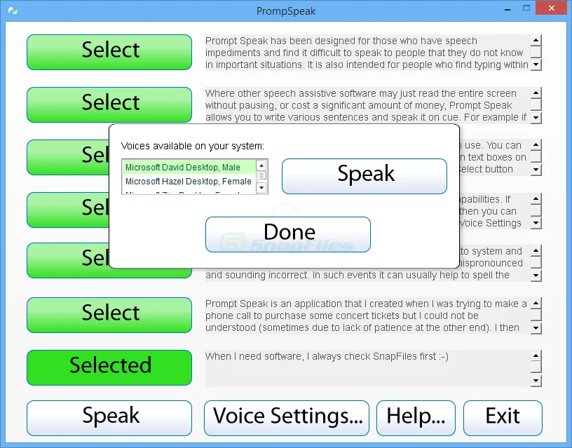 PromptSpeak Ekran görüntüsü 2