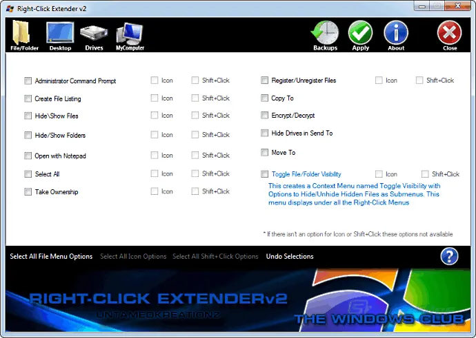 Right-Click Extender Ekran görüntüsü 1