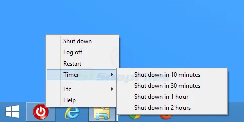 Shutdown8 Ekran görüntüsü 1