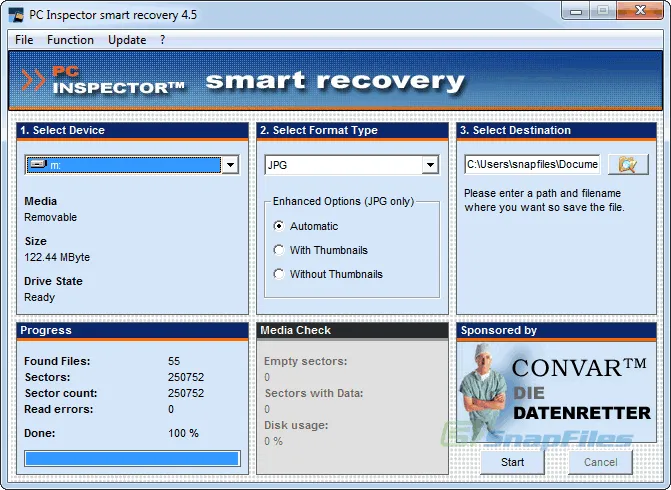 PC Inspector Smart Recovery Ekran görüntüsü 1