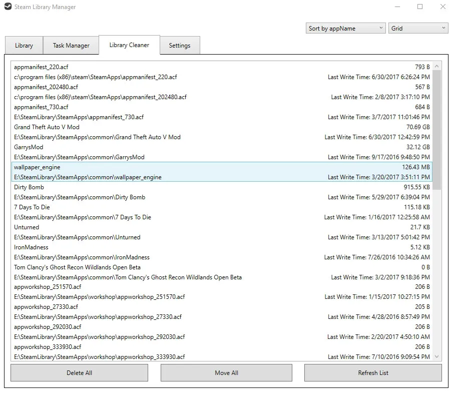 Steam Library Manager Ekran görüntüsü 2