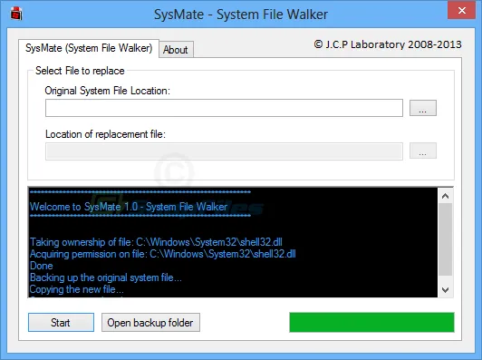 SysMate System File Walker Ekran görüntüsü 2