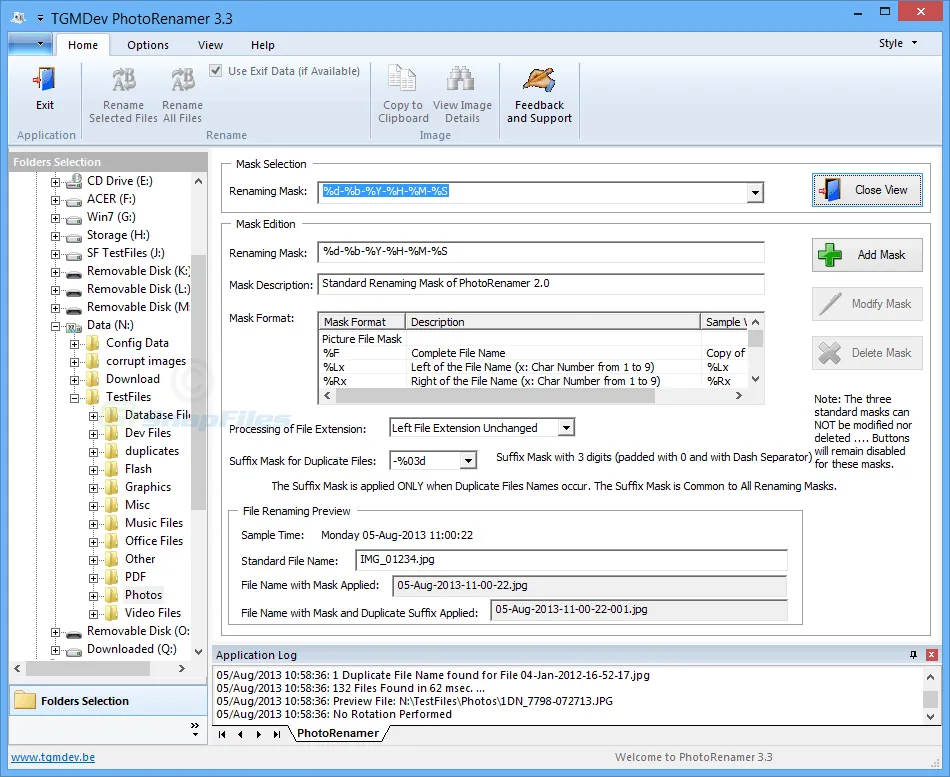 TGMDev PhotoRenamer Ekran görüntüsü 2