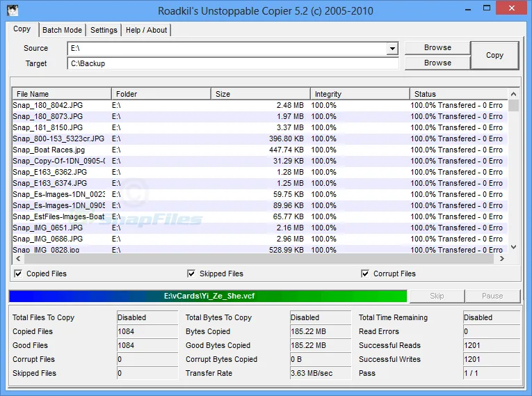 Unstoppable Copier Ekran görüntüsü 1