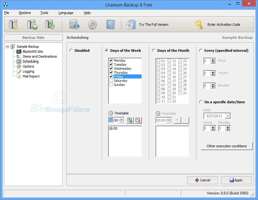 Uranium Backup Free Ekran görüntüsü 2