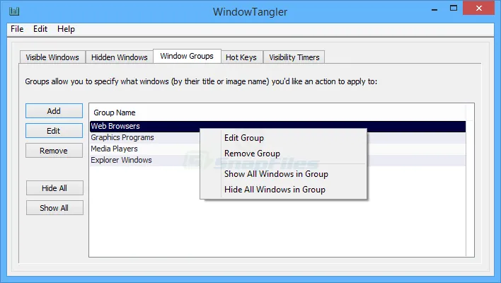 WindowTangler Ekran görüntüsü 1