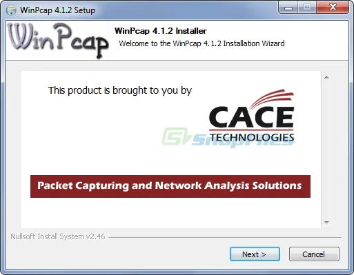 WinPcap Ekran görüntüsü 1