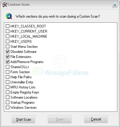 Free Window Registry Repair Ekran görüntüsü 2