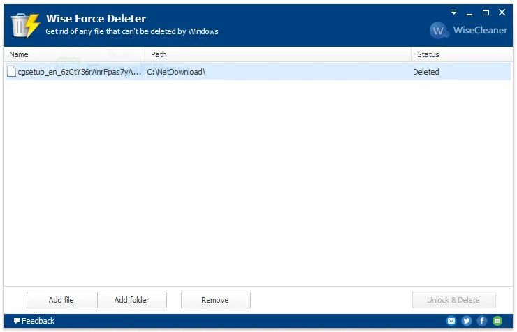 Wise Force Deleter Ekran görüntüsü 2