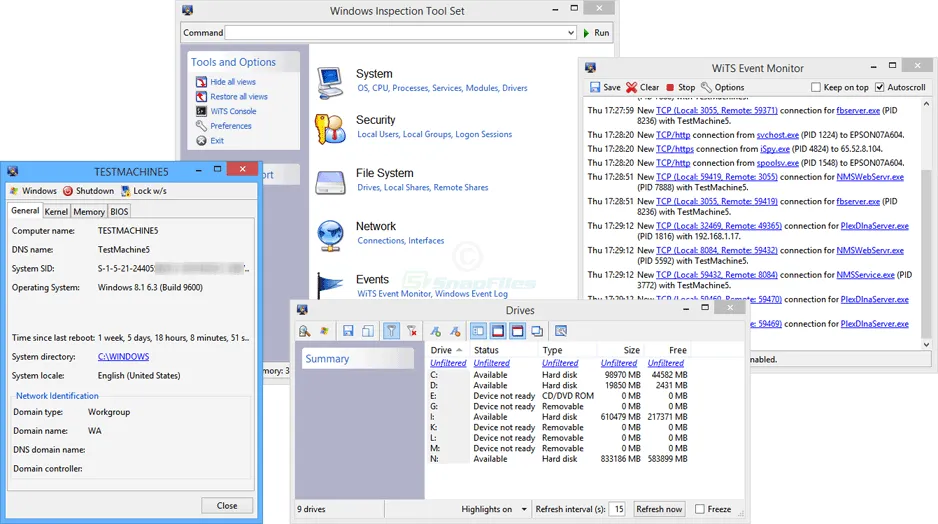 Windows Inspection Tool Set Ekran görüntüsü 2